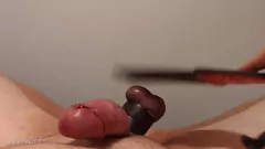 play German Cock Gets Painful Ballbusting and Stretching While Edging to a Ruined Orgasm
